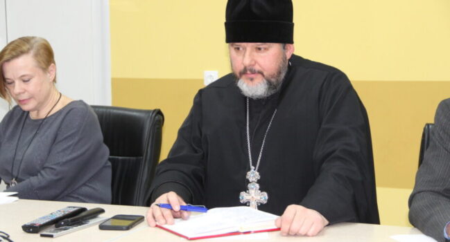 Благочинный Волоконовского округа принял участие работе заседания Общественной палаты Волоконовского муниципального округа